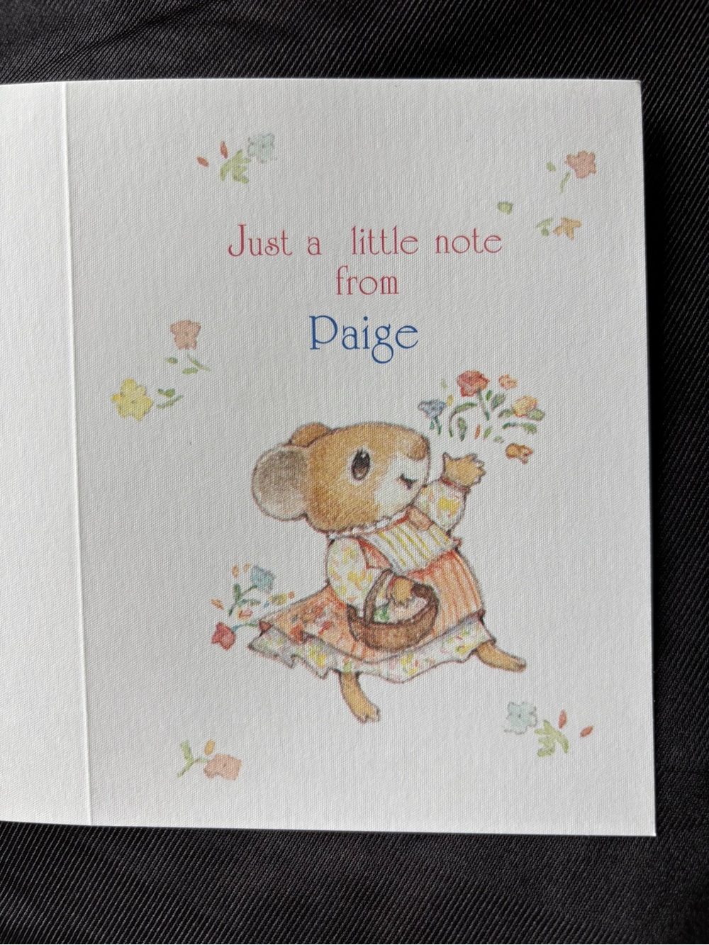 Current Miss Mouse "Paige" Notecards